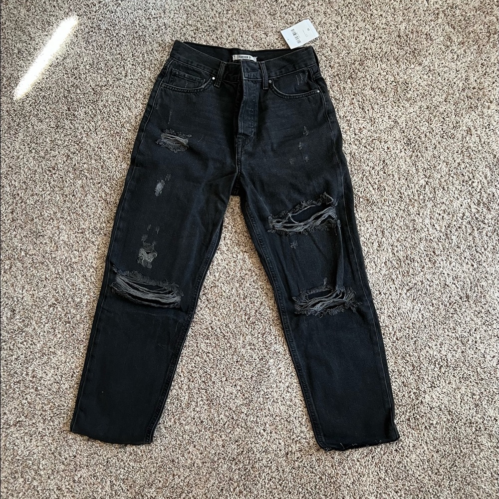 Forever 21 Baggy Fit Jeans